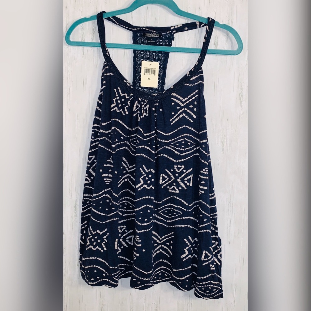 Lucky Brand tank top with Lace on the back